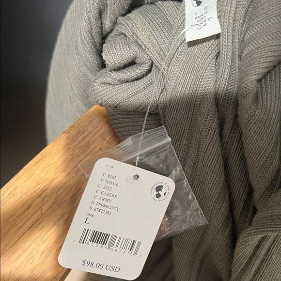 FP Movement by Free People Olive Cardigan Set with Matching Pants